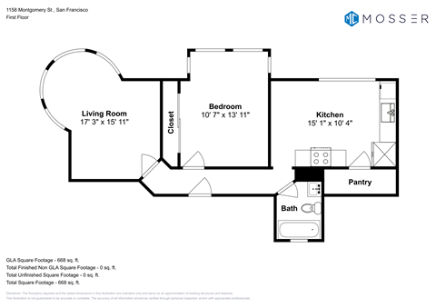 1158 Montgomery St 1 Bed Apartment for Rent - Photo Gallery 17